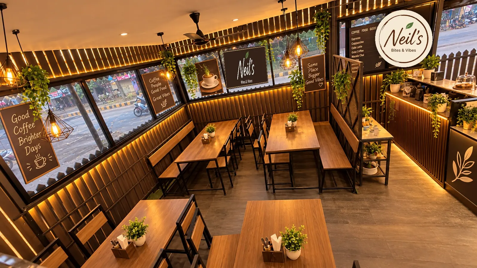 Proposed restaurant interior visual